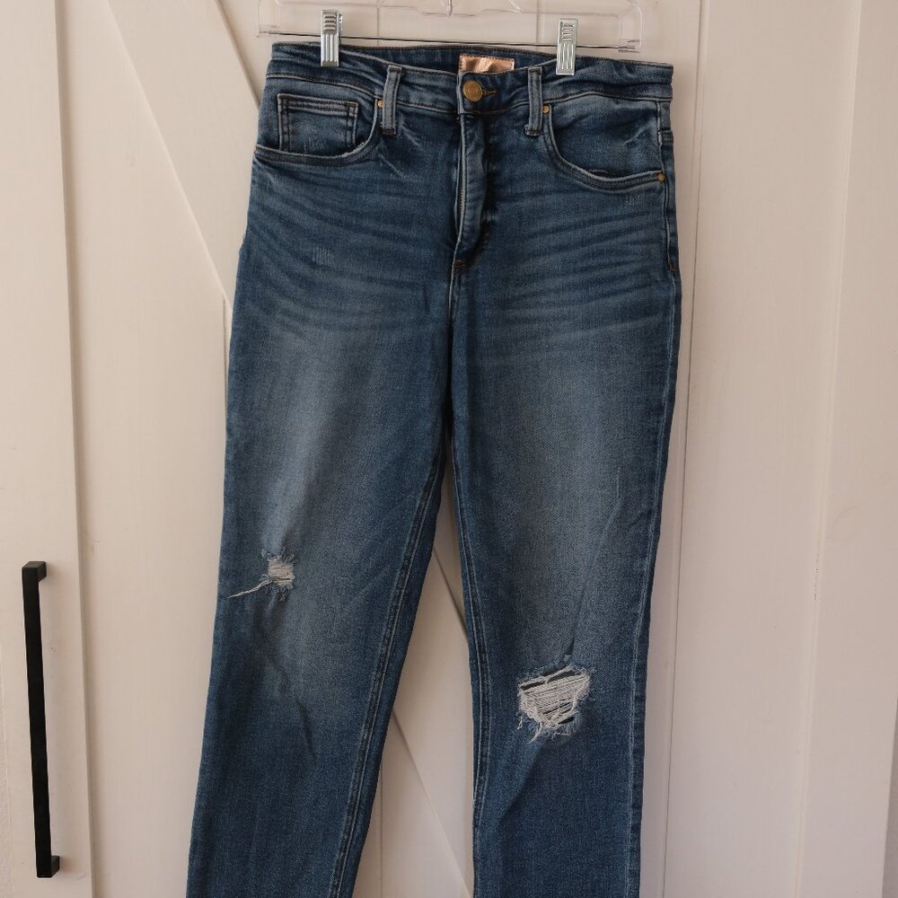 Kut from the Kloth distressed cropped jeans, Size 4